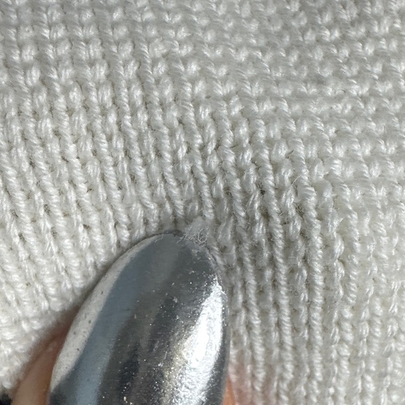 NWT Boden Jewel Button Collared Cardigan White Blue Striped Size 4 - Picture 8 of 13